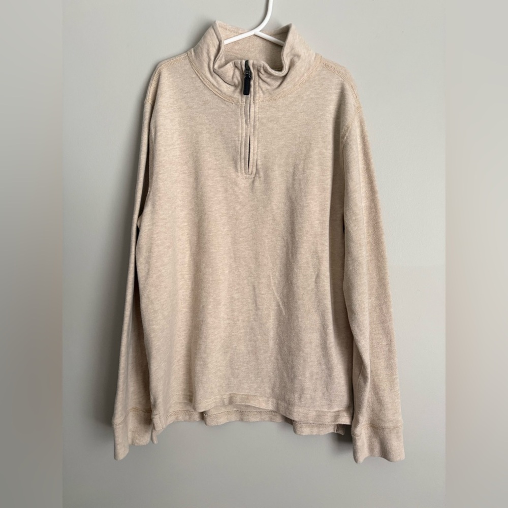 JCrew Crewcuts boys size large quarter zip pullover